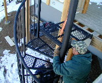 GERALD SECURES STAIRS