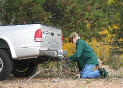 Atttaching snatch block